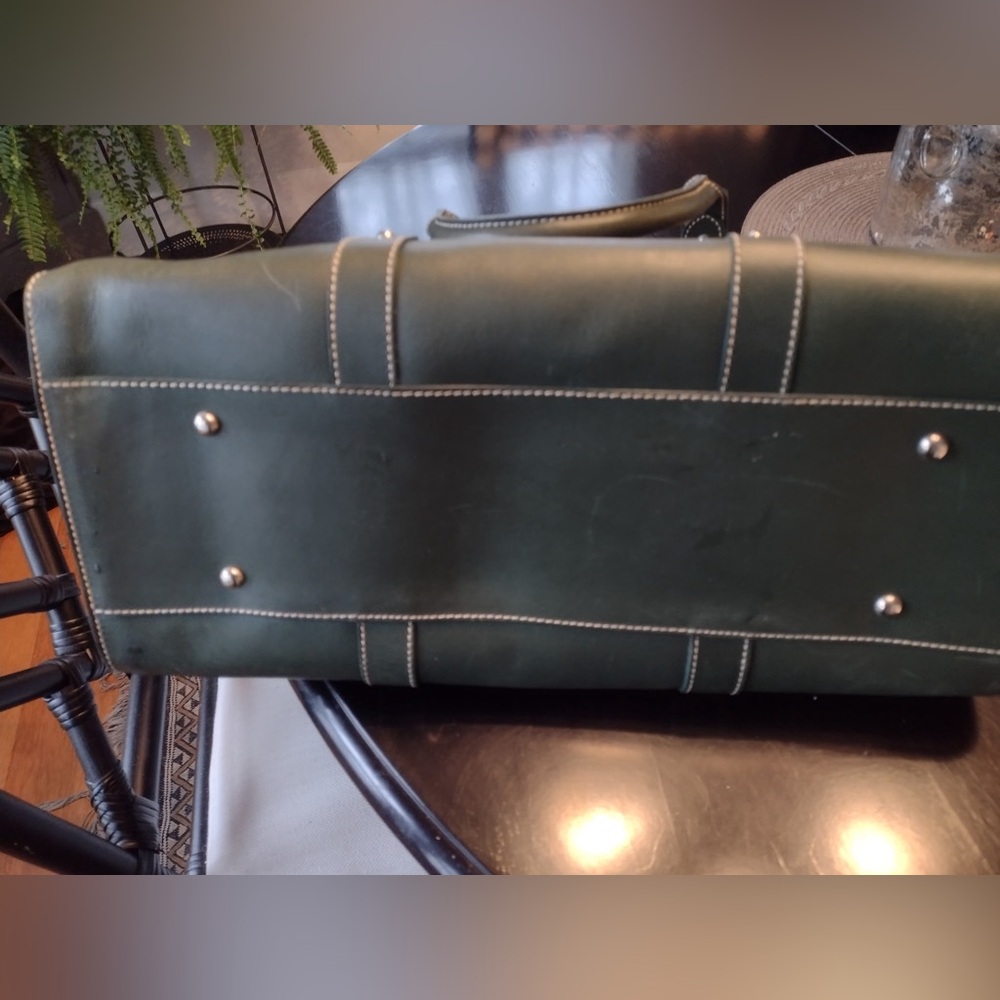 Dooney & Bourke Alto Leather Satchel in Ivy Green - Picture 5 of 6